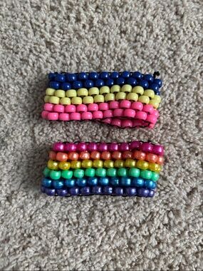 Handmade Kandi cuff - peyote stitch